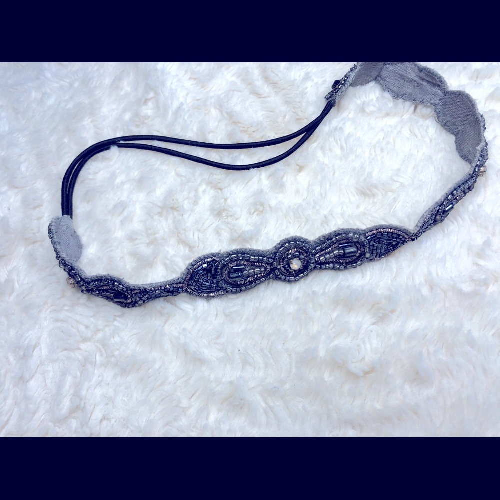 Cute + comfy beaded decorative headband/hairband